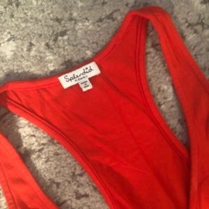 Casual red maxi dress